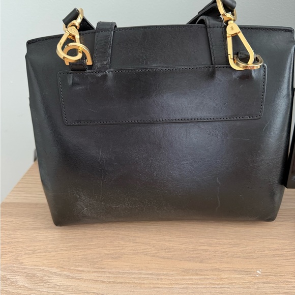 Mansur Gavriel Black Structured Shoulder Bag - Picture 2 of 3